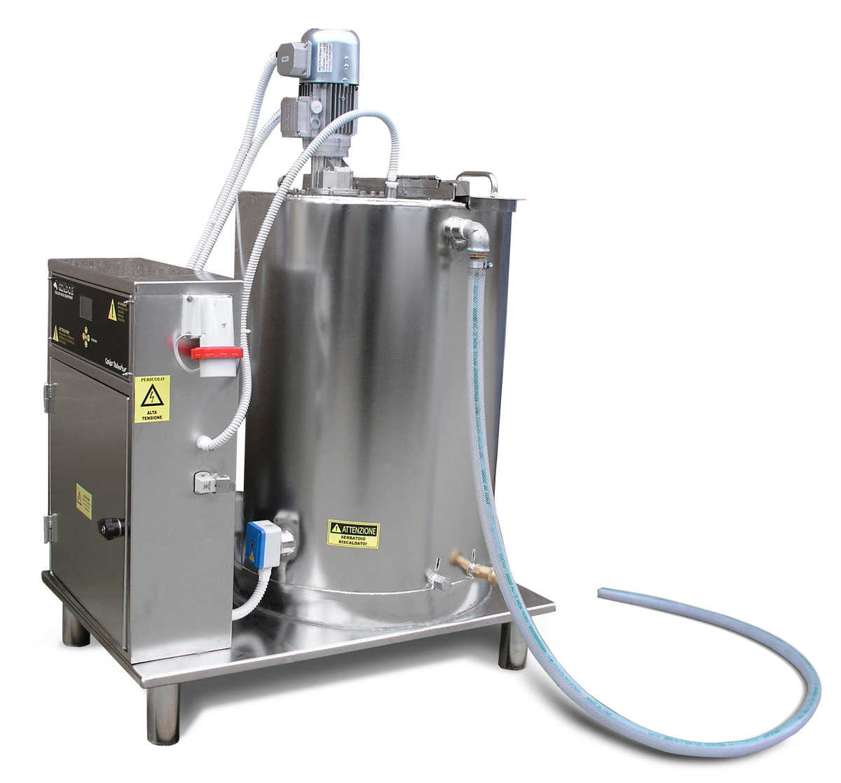Fixed based milk pasteurizer